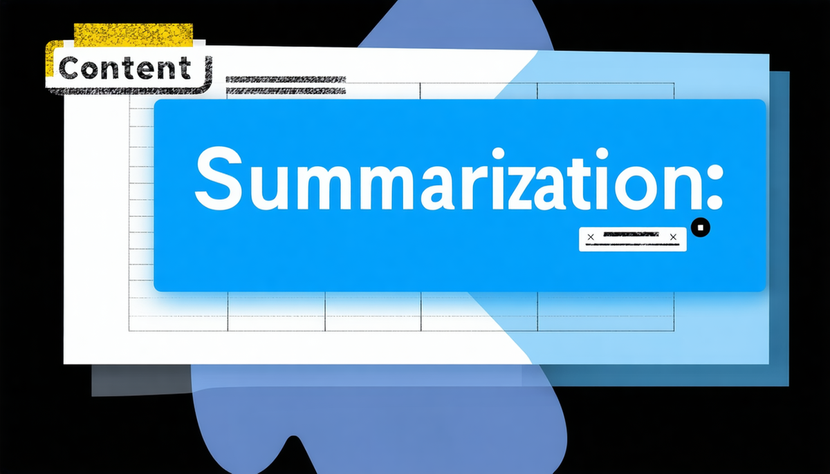 Content Summarization: Text Summarization